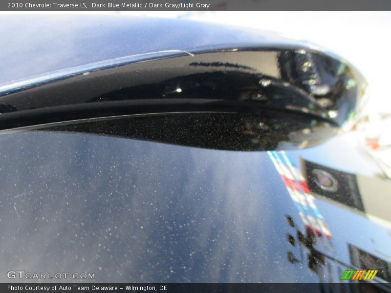 Dark Blue Metallic / Dark Gray/Light Gray 2010 Chevrolet Traverse LS