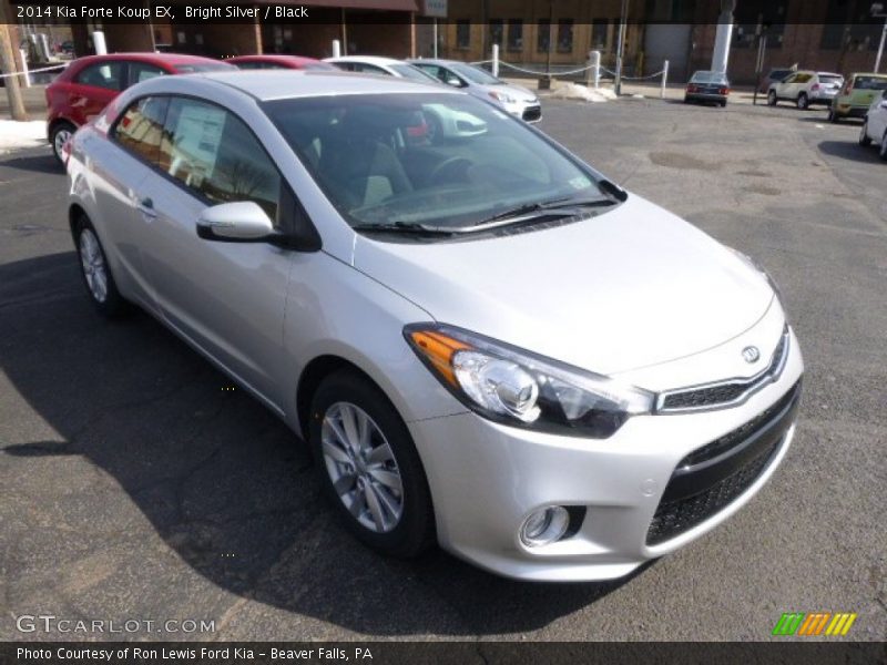 Bright Silver / Black 2014 Kia Forte Koup EX