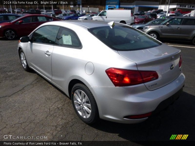 Bright Silver / Black 2014 Kia Forte Koup EX