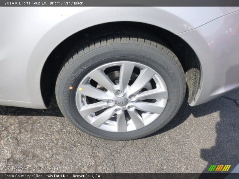 Bright Silver / Black 2014 Kia Forte Koup EX