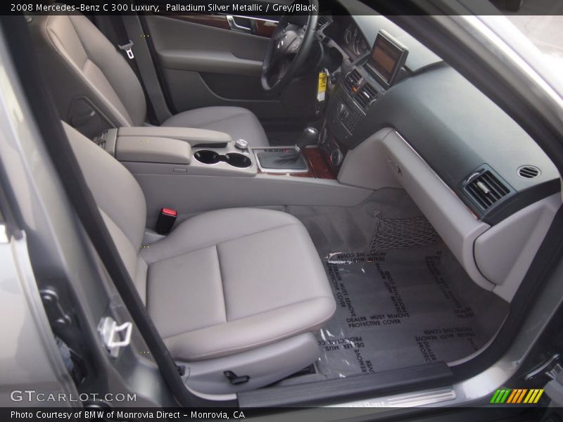 Palladium Silver Metallic / Grey/Black 2008 Mercedes-Benz C 300 Luxury