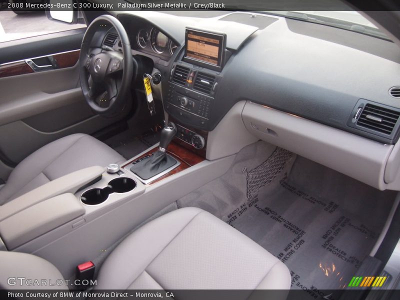 Palladium Silver Metallic / Grey/Black 2008 Mercedes-Benz C 300 Luxury