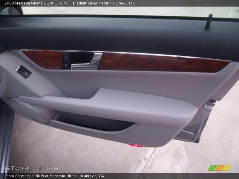 Palladium Silver Metallic / Grey/Black 2008 Mercedes-Benz C 300 Luxury