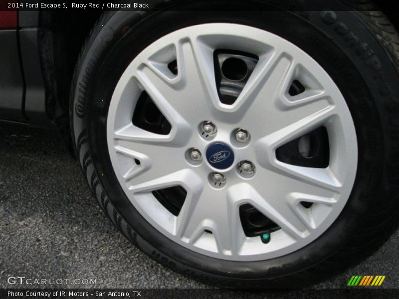 Ruby Red / Charcoal Black 2014 Ford Escape S