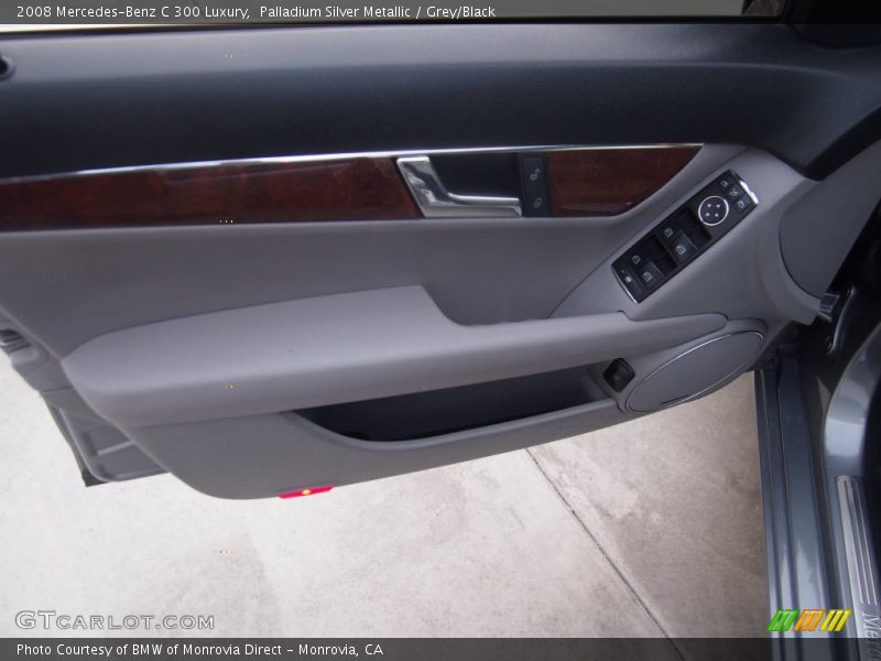 Palladium Silver Metallic / Grey/Black 2008 Mercedes-Benz C 300 Luxury