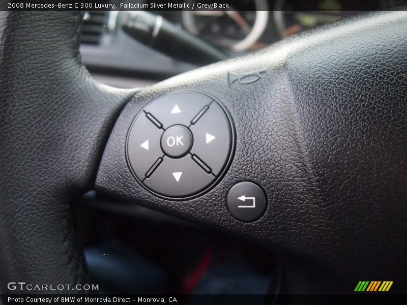 Palladium Silver Metallic / Grey/Black 2008 Mercedes-Benz C 300 Luxury