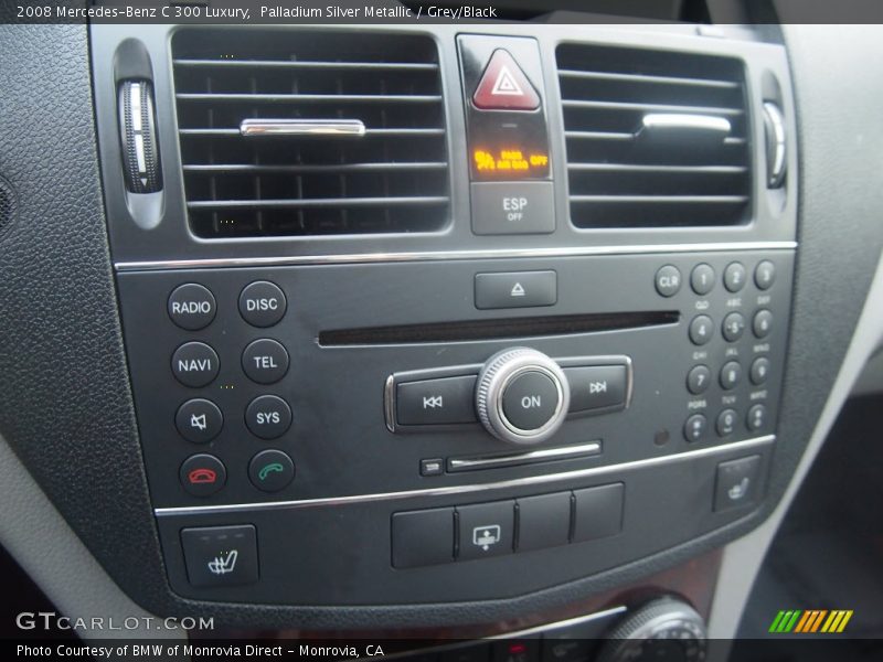 Palladium Silver Metallic / Grey/Black 2008 Mercedes-Benz C 300 Luxury