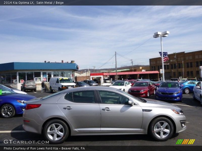 Satin Metal / Beige 2014 Kia Optima LX