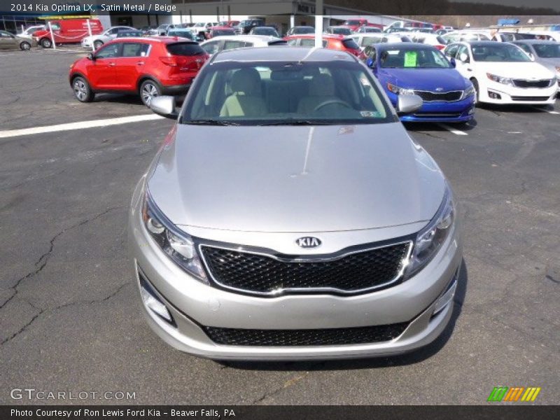 Satin Metal / Beige 2014 Kia Optima LX