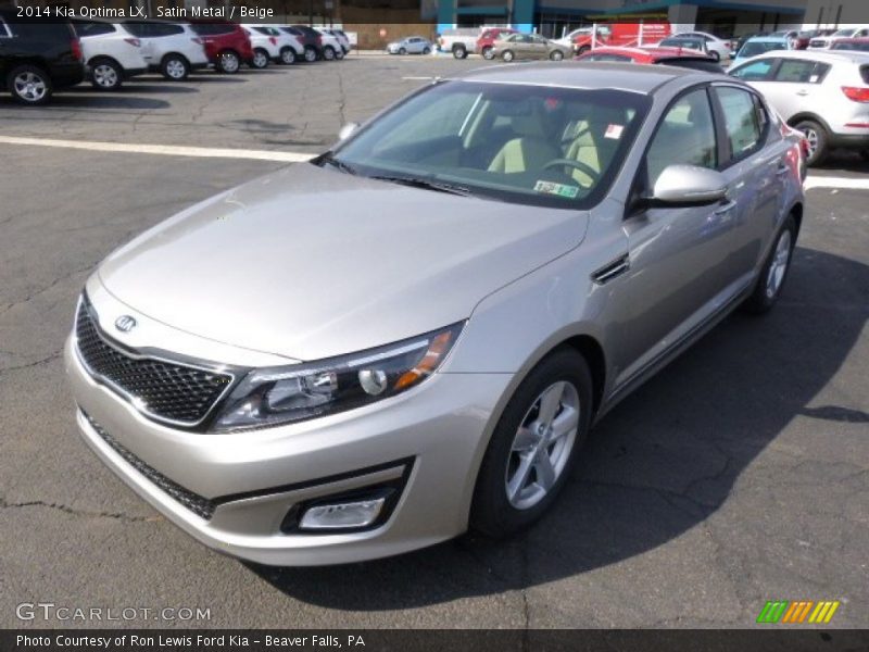 Satin Metal / Beige 2014 Kia Optima LX
