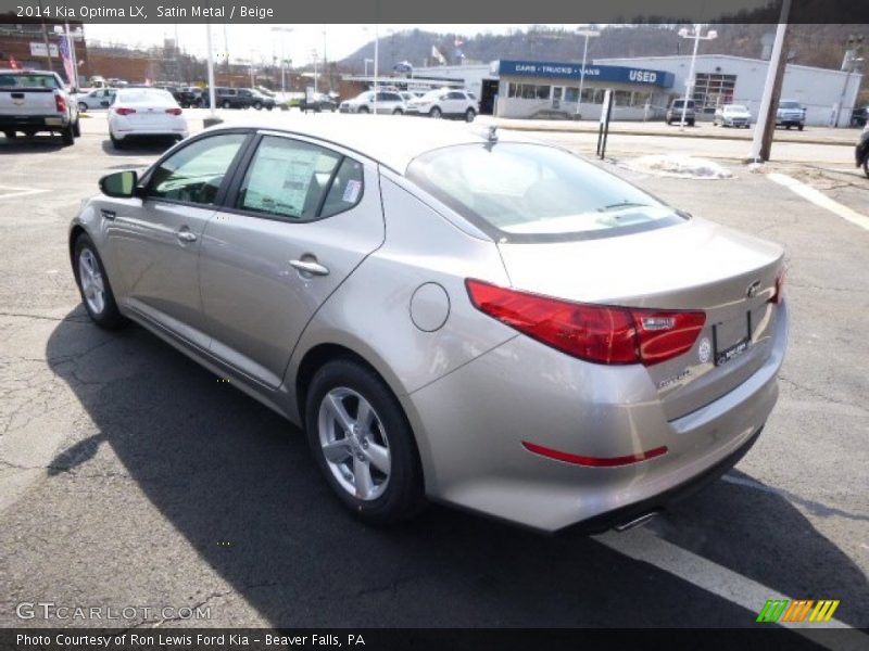 Satin Metal / Beige 2014 Kia Optima LX