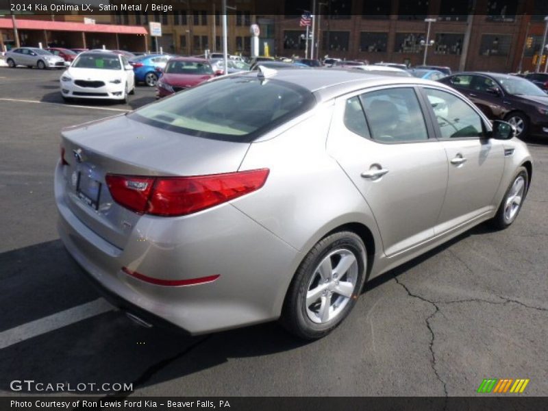Satin Metal / Beige 2014 Kia Optima LX