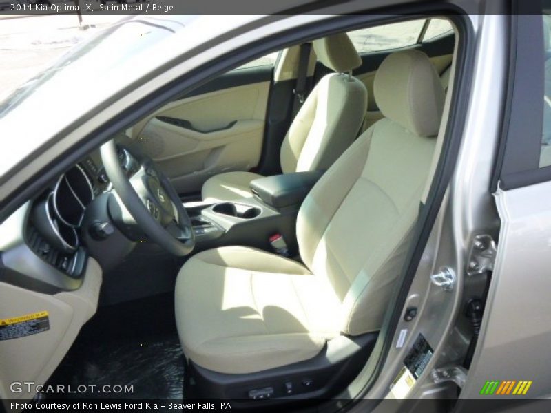 Satin Metal / Beige 2014 Kia Optima LX
