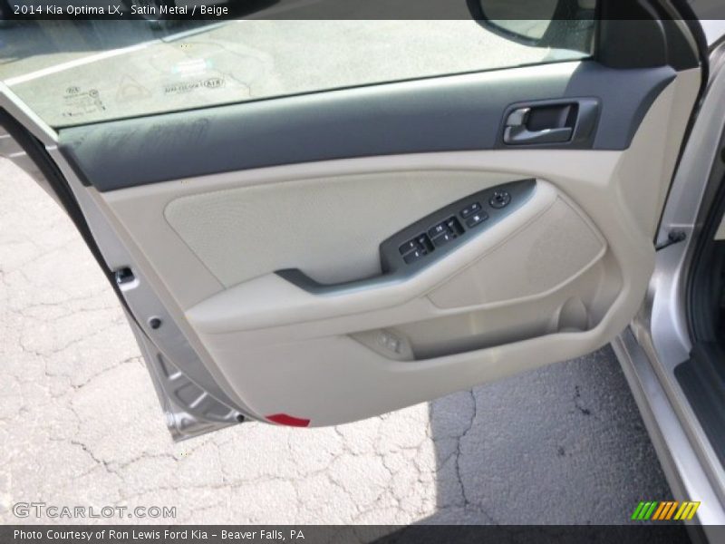 Satin Metal / Beige 2014 Kia Optima LX