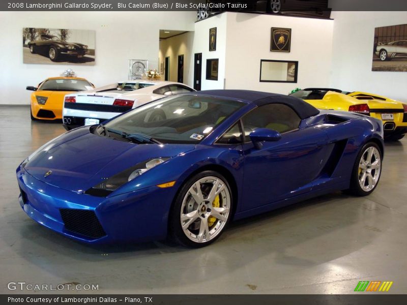 Blu Caelum (Blue) / Blue Scylla/Giallo Taurus 2008 Lamborghini Gallardo Spyder