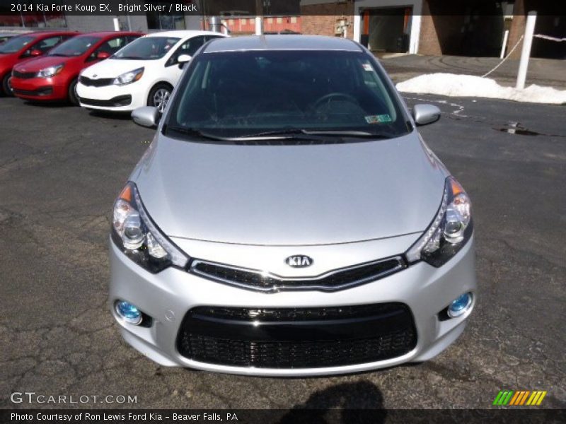 Bright Silver / Black 2014 Kia Forte Koup EX