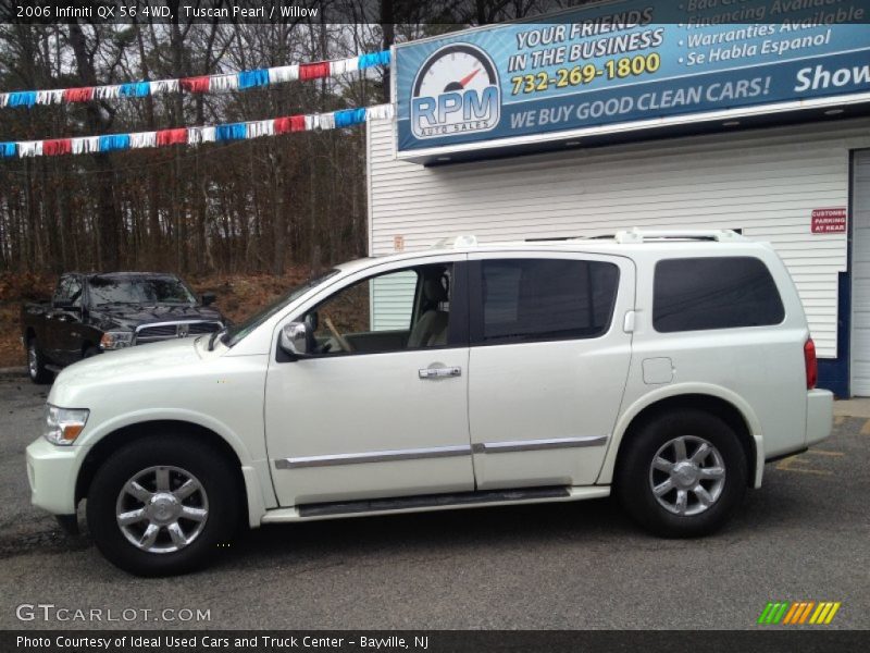 Tuscan Pearl / Willow 2006 Infiniti QX 56 4WD