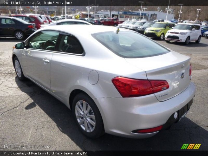 Bright Silver / Black 2014 Kia Forte Koup EX