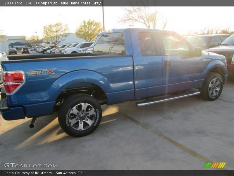 Blue Flame / Steel Grey 2014 Ford F150 STX SuperCab