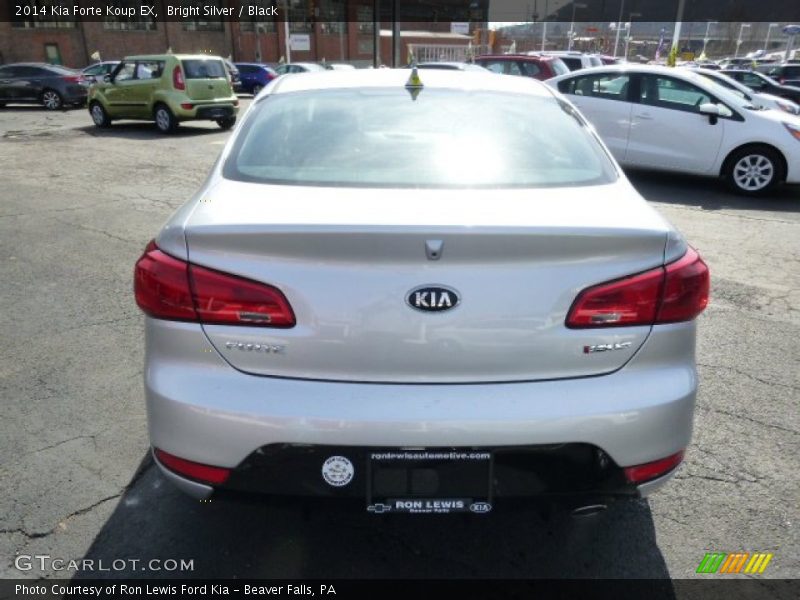 Bright Silver / Black 2014 Kia Forte Koup EX