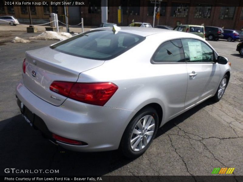 Bright Silver / Black 2014 Kia Forte Koup EX