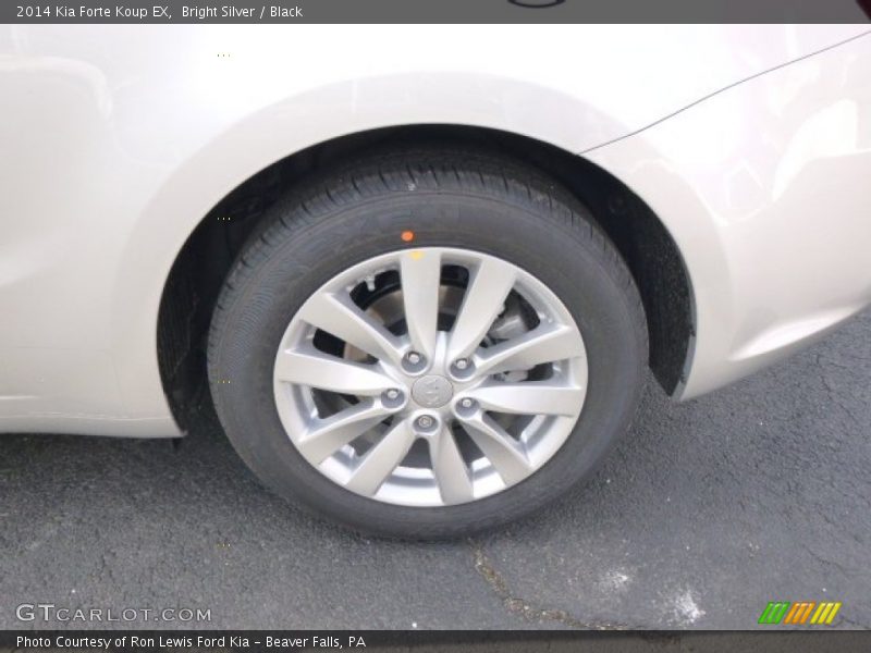 Bright Silver / Black 2014 Kia Forte Koup EX