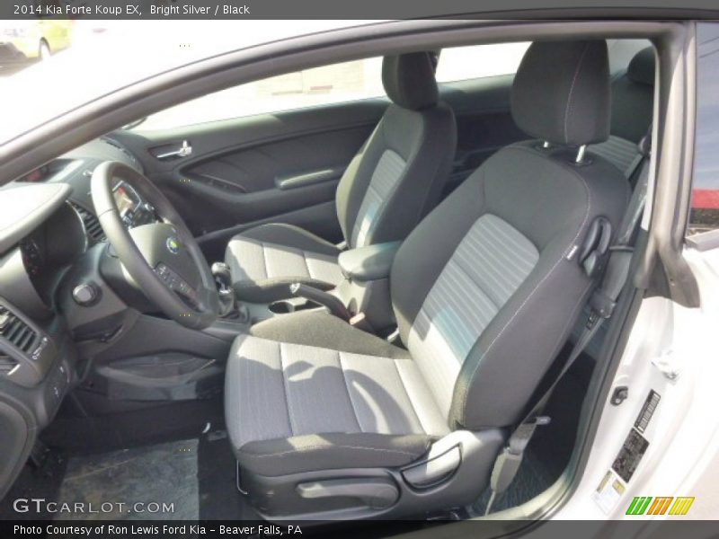 Bright Silver / Black 2014 Kia Forte Koup EX