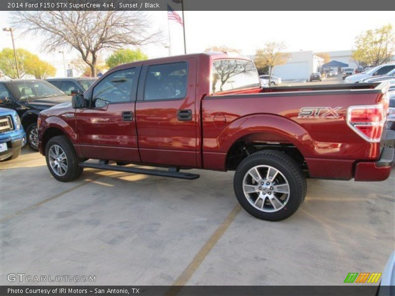 Sunset / Black 2014 Ford F150 STX SuperCrew 4x4