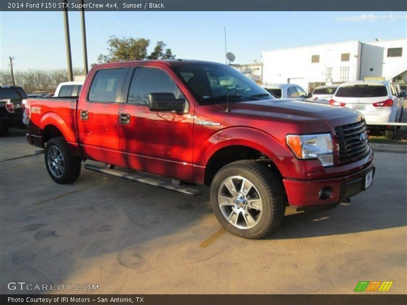 Sunset / Black 2014 Ford F150 STX SuperCrew 4x4