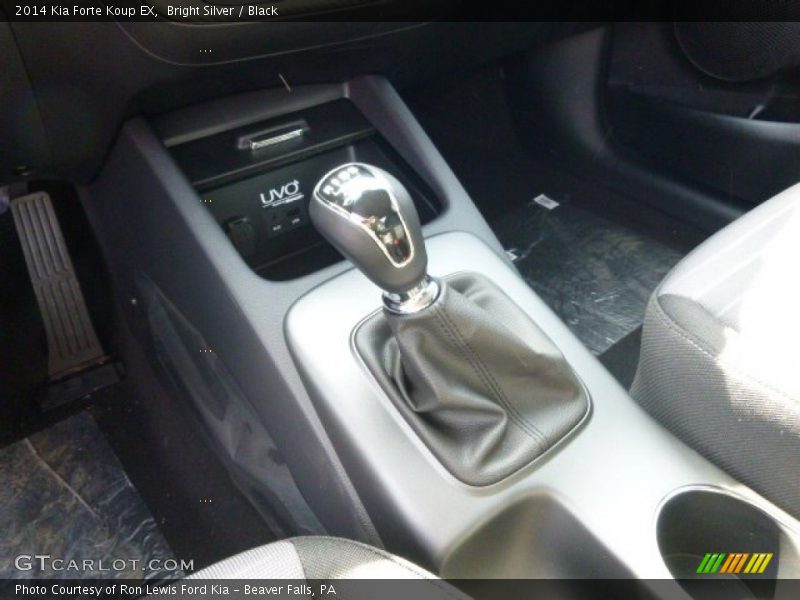 Bright Silver / Black 2014 Kia Forte Koup EX