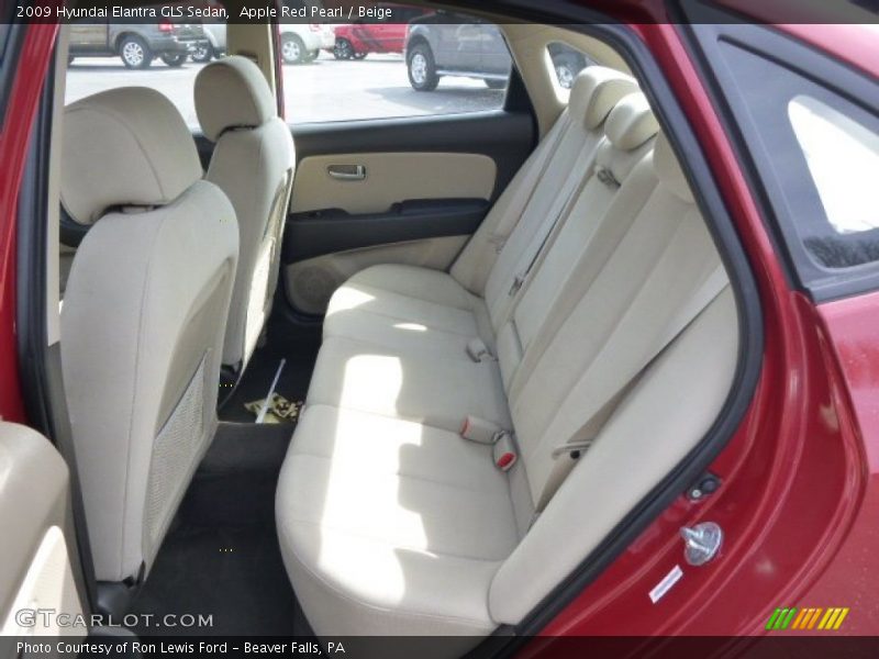 Apple Red Pearl / Beige 2009 Hyundai Elantra GLS Sedan