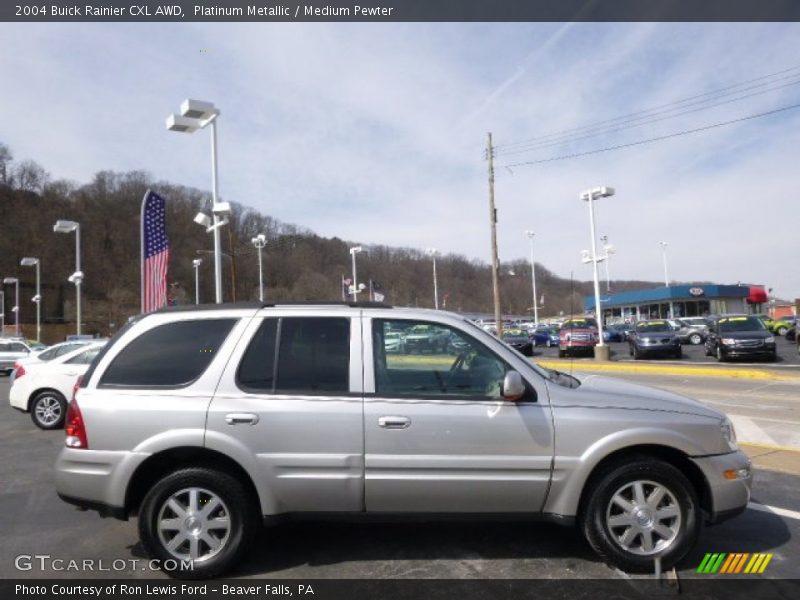 Platinum Metallic / Medium Pewter 2004 Buick Rainier CXL AWD