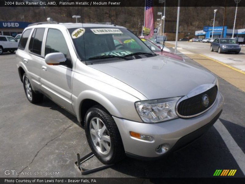 Platinum Metallic / Medium Pewter 2004 Buick Rainier CXL AWD