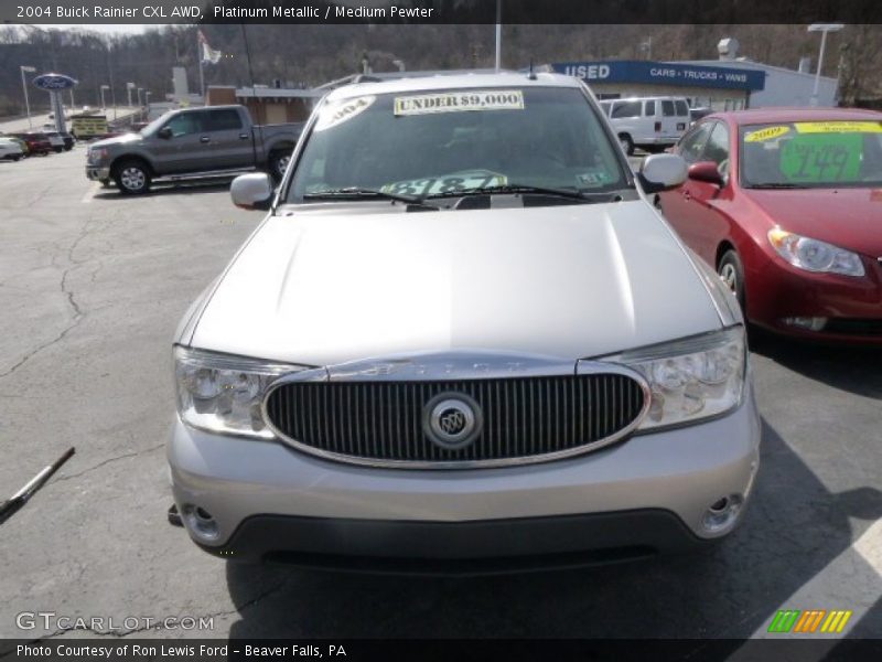 Platinum Metallic / Medium Pewter 2004 Buick Rainier CXL AWD