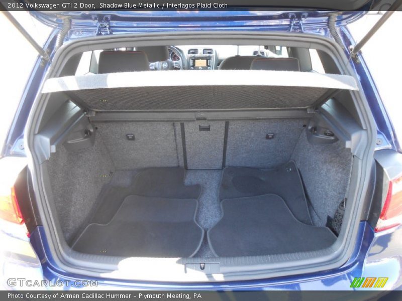 Shadow Blue Metallic / Interlagos Plaid Cloth 2012 Volkswagen GTI 2 Door