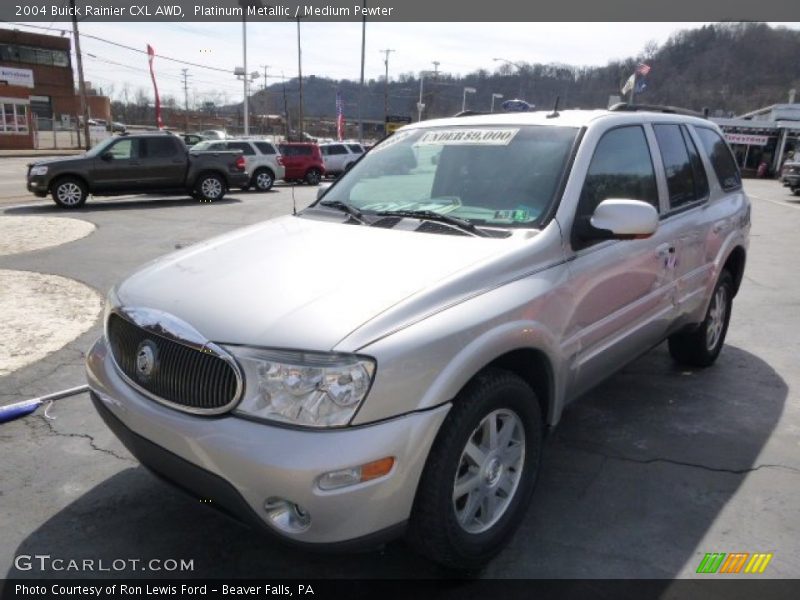 Platinum Metallic / Medium Pewter 2004 Buick Rainier CXL AWD