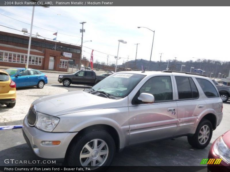 Platinum Metallic / Medium Pewter 2004 Buick Rainier CXL AWD
