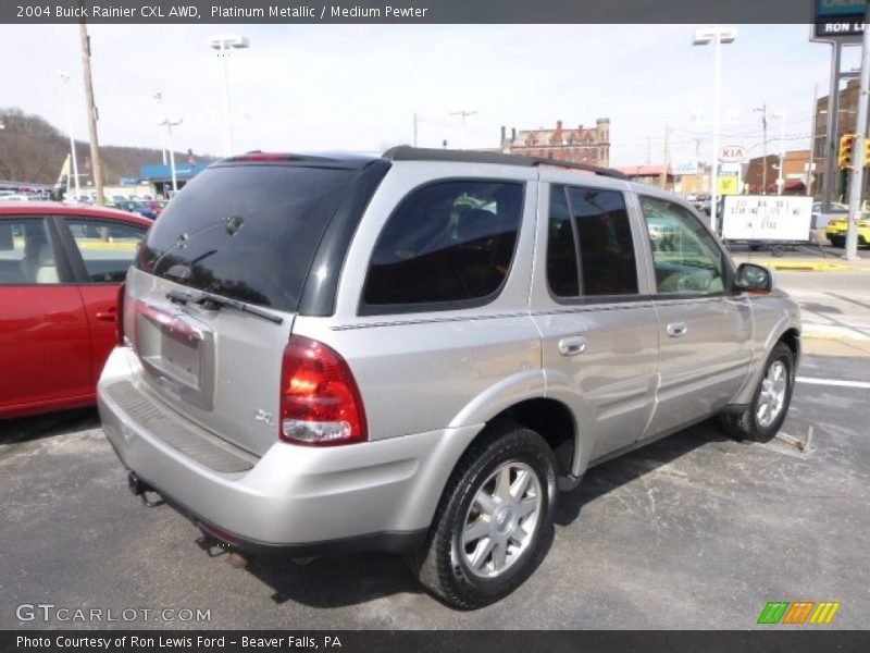 Platinum Metallic / Medium Pewter 2004 Buick Rainier CXL AWD