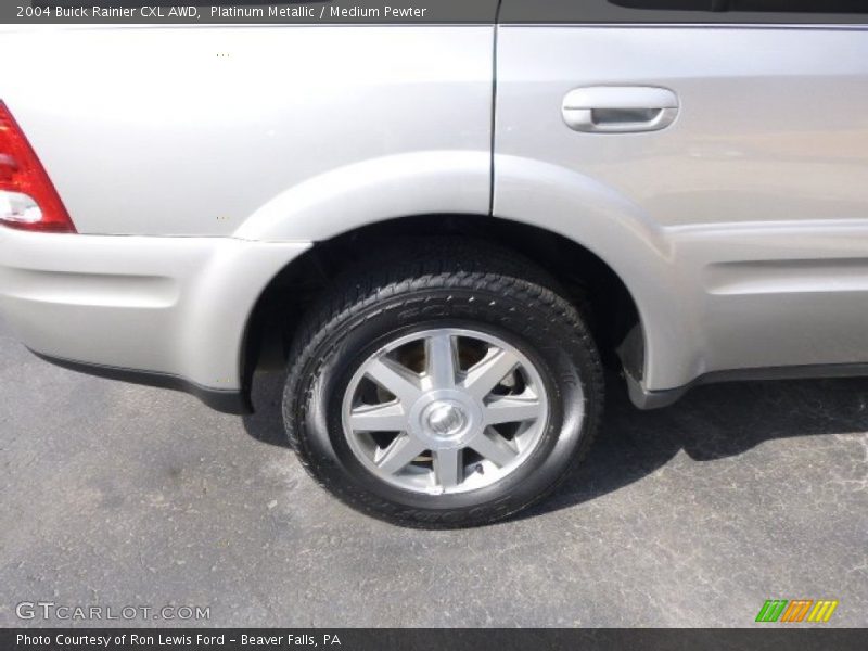 Platinum Metallic / Medium Pewter 2004 Buick Rainier CXL AWD