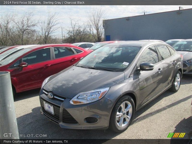 Sterling Gray / Charcoal Black 2014 Ford Focus SE Sedan
