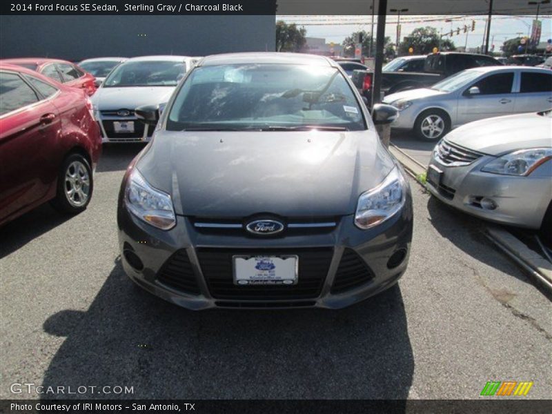 Sterling Gray / Charcoal Black 2014 Ford Focus SE Sedan