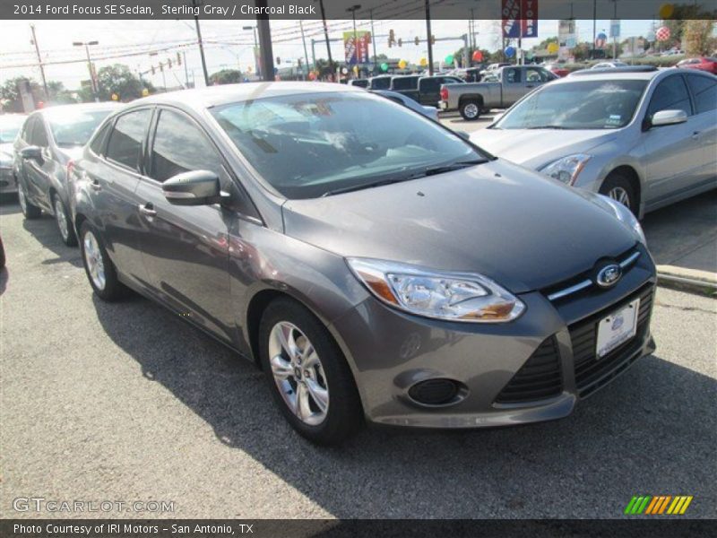 Sterling Gray / Charcoal Black 2014 Ford Focus SE Sedan