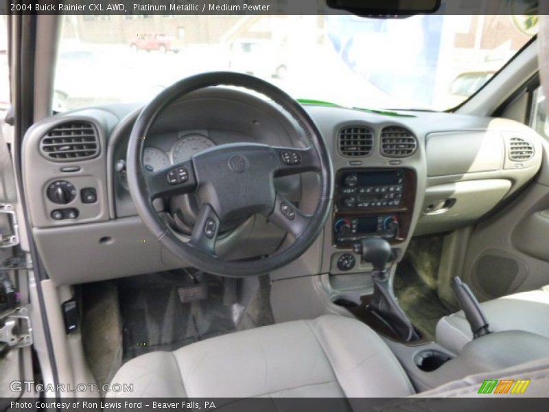 Platinum Metallic / Medium Pewter 2004 Buick Rainier CXL AWD