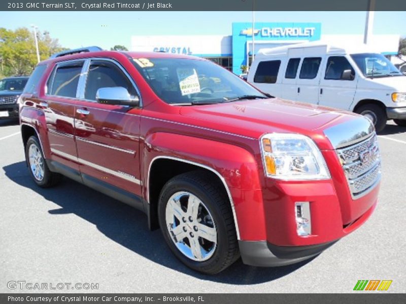 Crystal Red Tintcoat / Jet Black 2013 GMC Terrain SLT