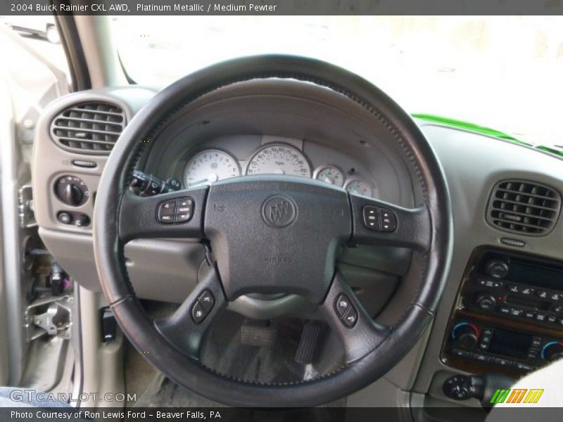 Platinum Metallic / Medium Pewter 2004 Buick Rainier CXL AWD
