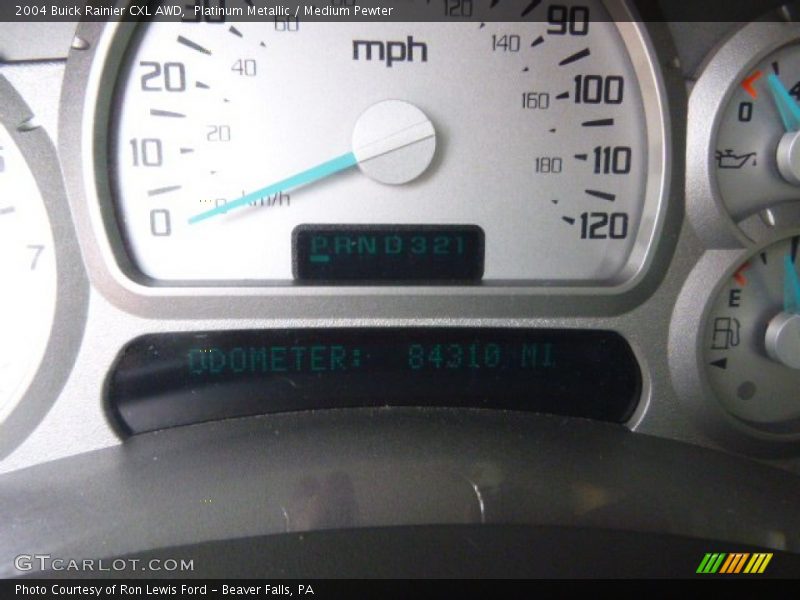 Platinum Metallic / Medium Pewter 2004 Buick Rainier CXL AWD