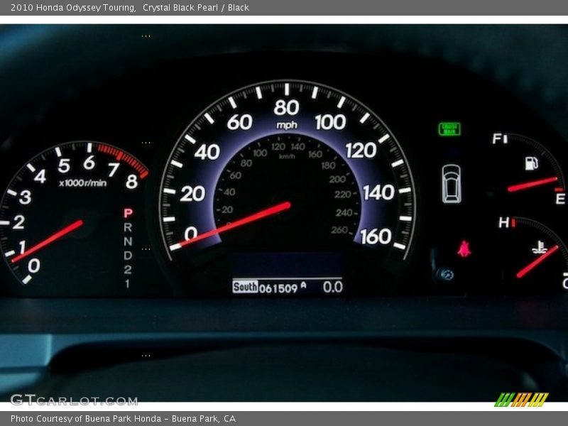 Crystal Black Pearl / Black 2010 Honda Odyssey Touring
