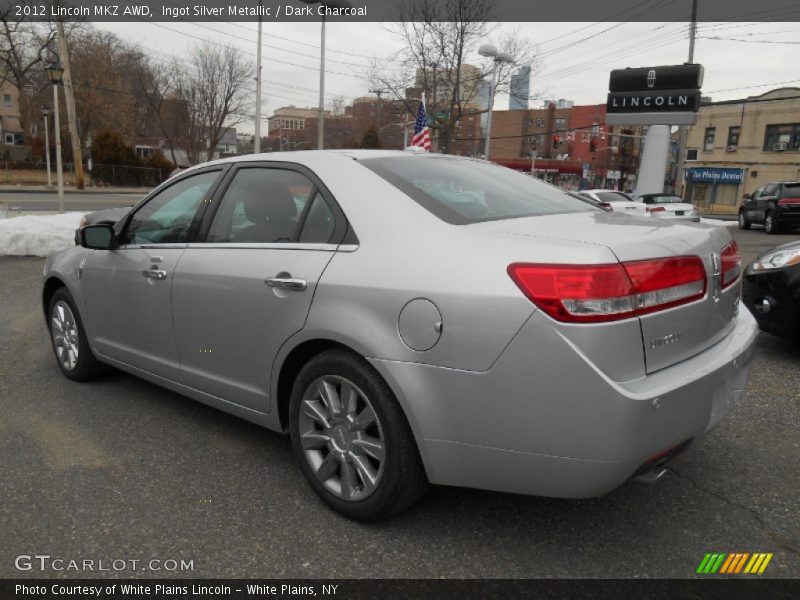 Ingot Silver Metallic / Dark Charcoal 2012 Lincoln MKZ AWD