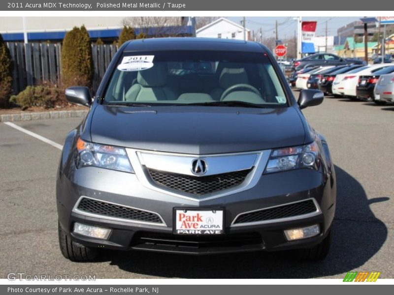 Polished Metal Metallic / Taupe 2011 Acura MDX Technology