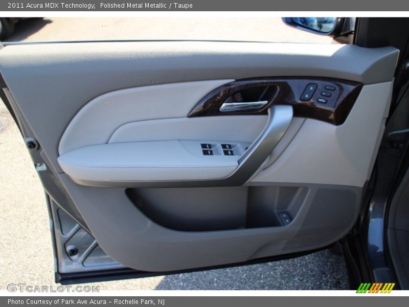 Polished Metal Metallic / Taupe 2011 Acura MDX Technology